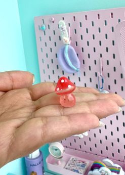 دکوری شبتاب قارچ گردالی پاستلی