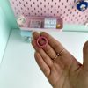 قفل فانتزی دایره ای کوچک رنگی