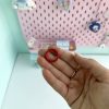 قفل فانتزی دایره ای کوچک رنگی