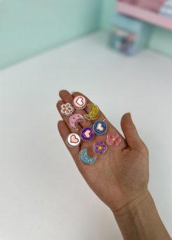 پینکولو ماه و گل شفاف رنگی