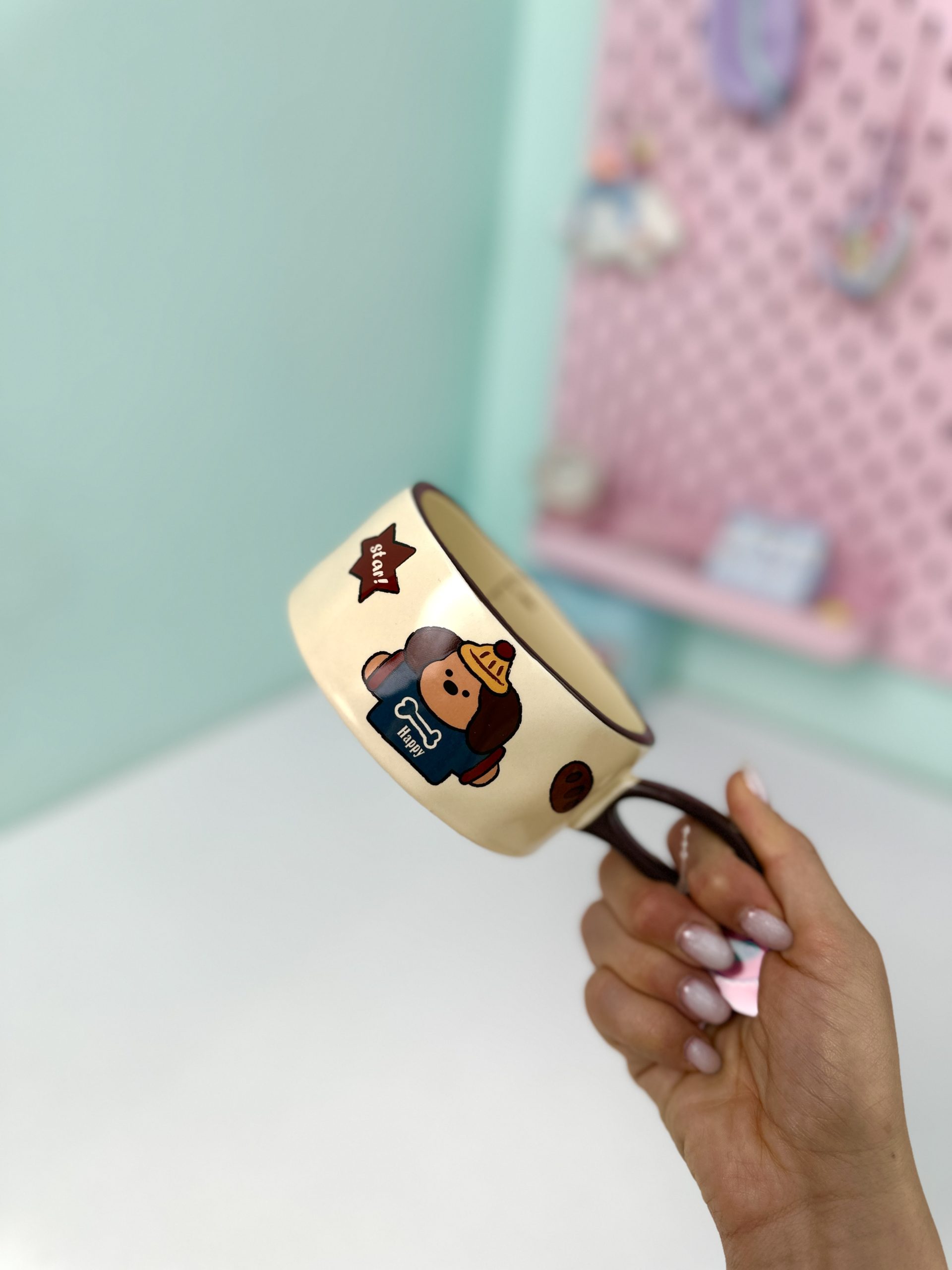 ماگ تدی کیوت قهوه ای