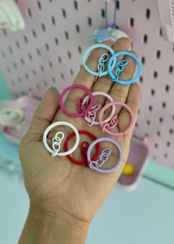 قفل جاکلیدی دایره ای رنگی