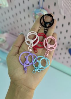 قفل جاکلیدی دایره ای پاستلی