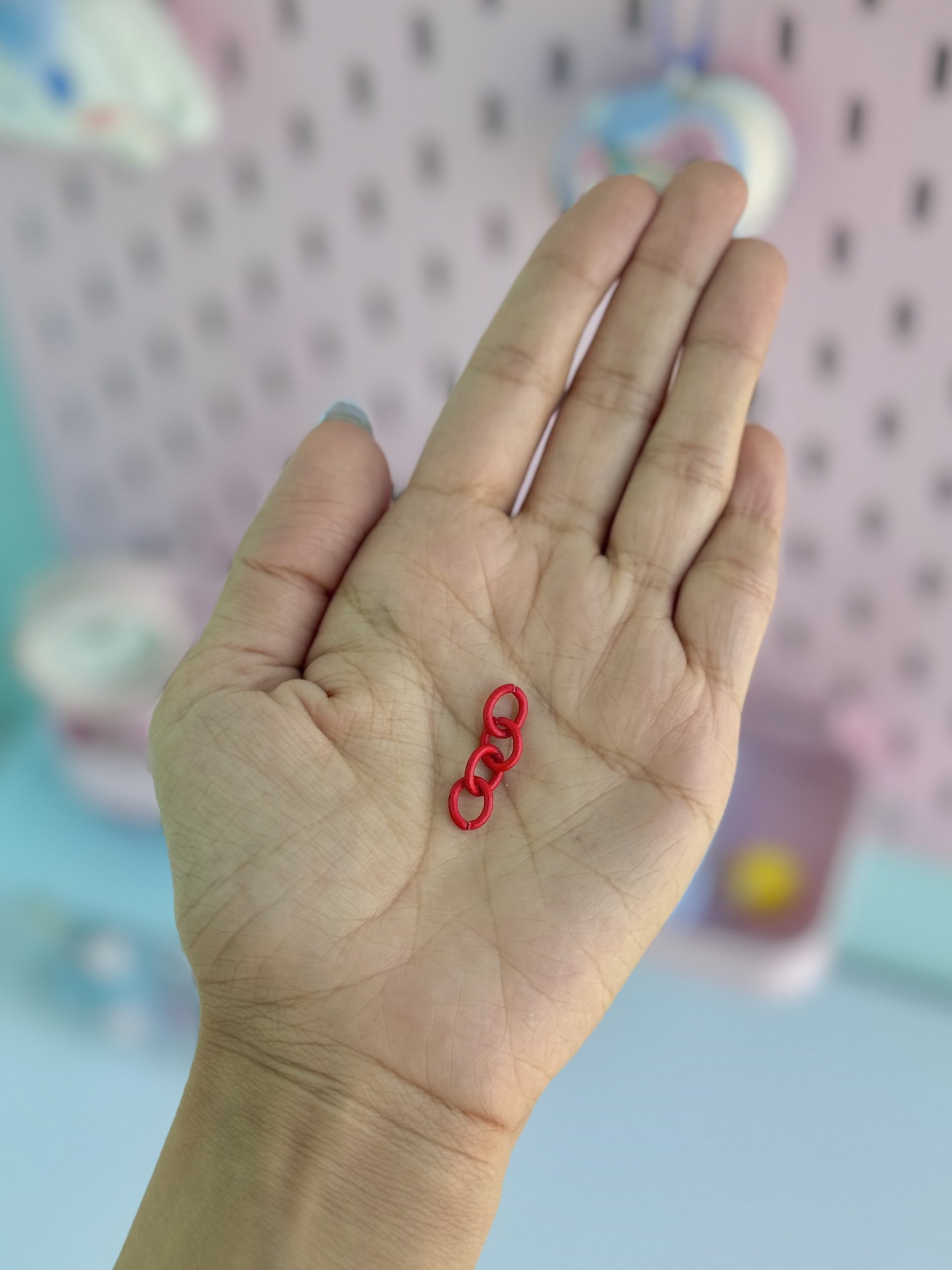 آویز زنجیر پاستلی