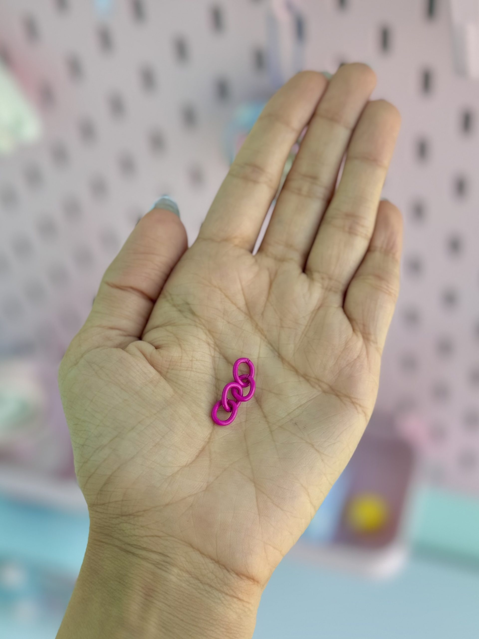 آویز زنجیر پاستلی