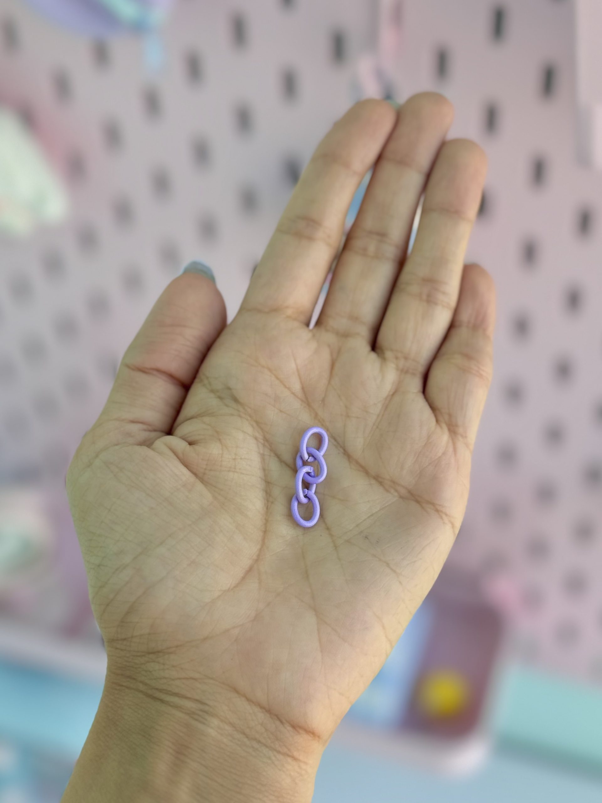 آویز زنجیر پاستلی