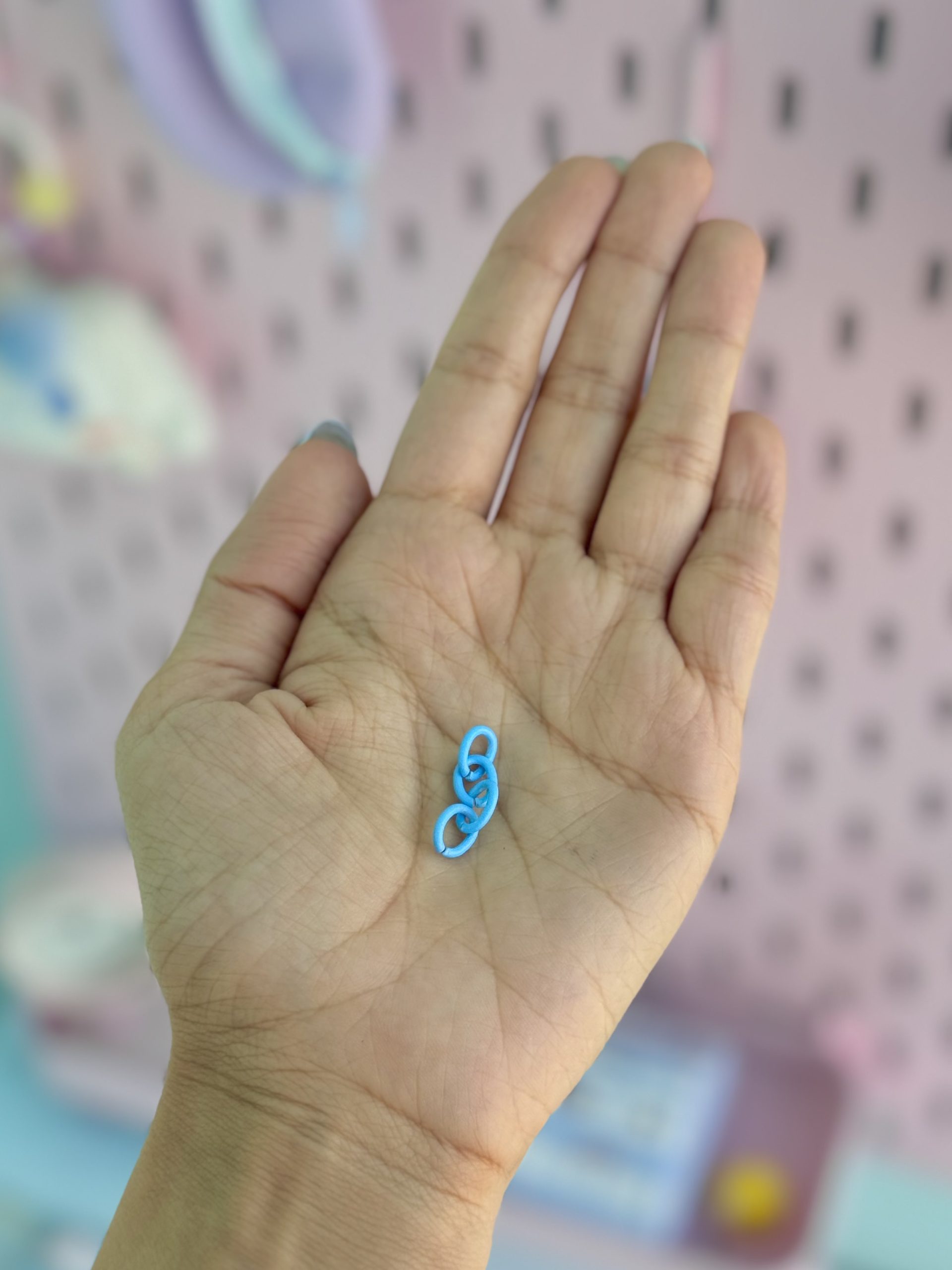 آویز زنجیر پاستلی