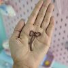 آویز پاپیون بلند رنگی پاستلی