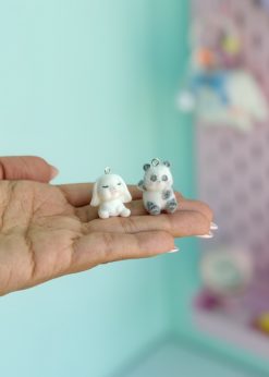 آویز انیمالز نشسته سفید