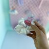 کش پارچه ای توت فرنگی پاستلی