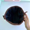 کیف پینترستی بقچه ای خال خالی شکلاتی