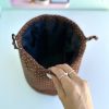 کیف پینترستی بقچه ای خال خالی شکلاتی