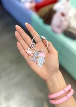 جاکلیدی خرچنگ و عروس دریایی صورتی