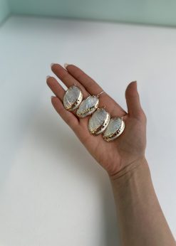 پینکولو آویزدار صدف نقره ای