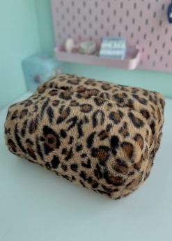 کیف پینترستی پلنگی قهوه ای