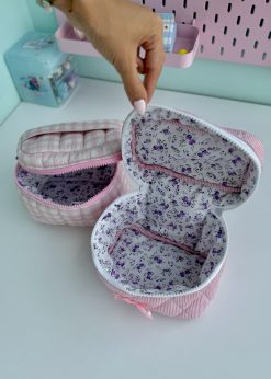 کیف پینترستی صندوقچه ای طرحدار پاستلی