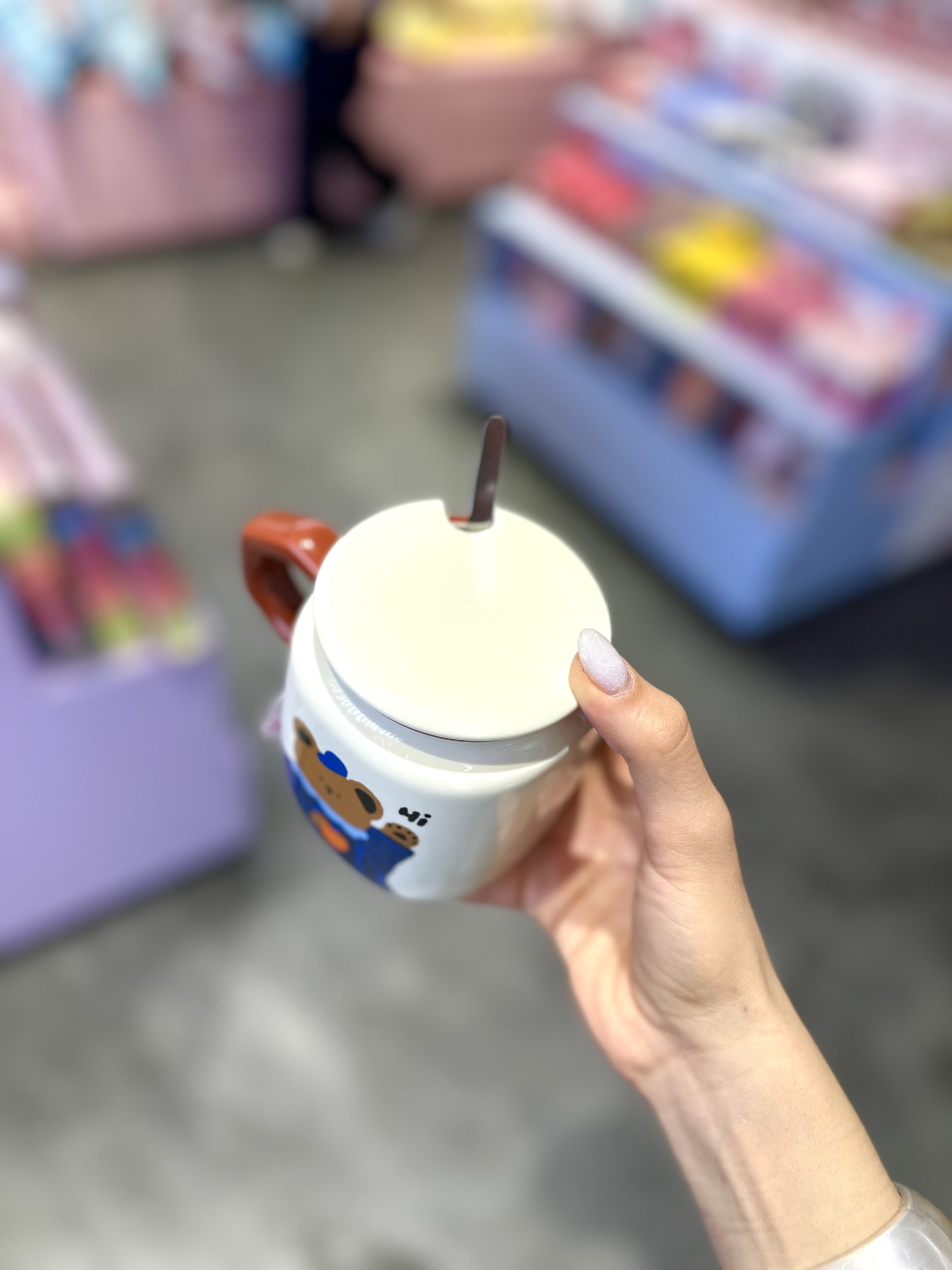 ماگ تدی کیوت آبی