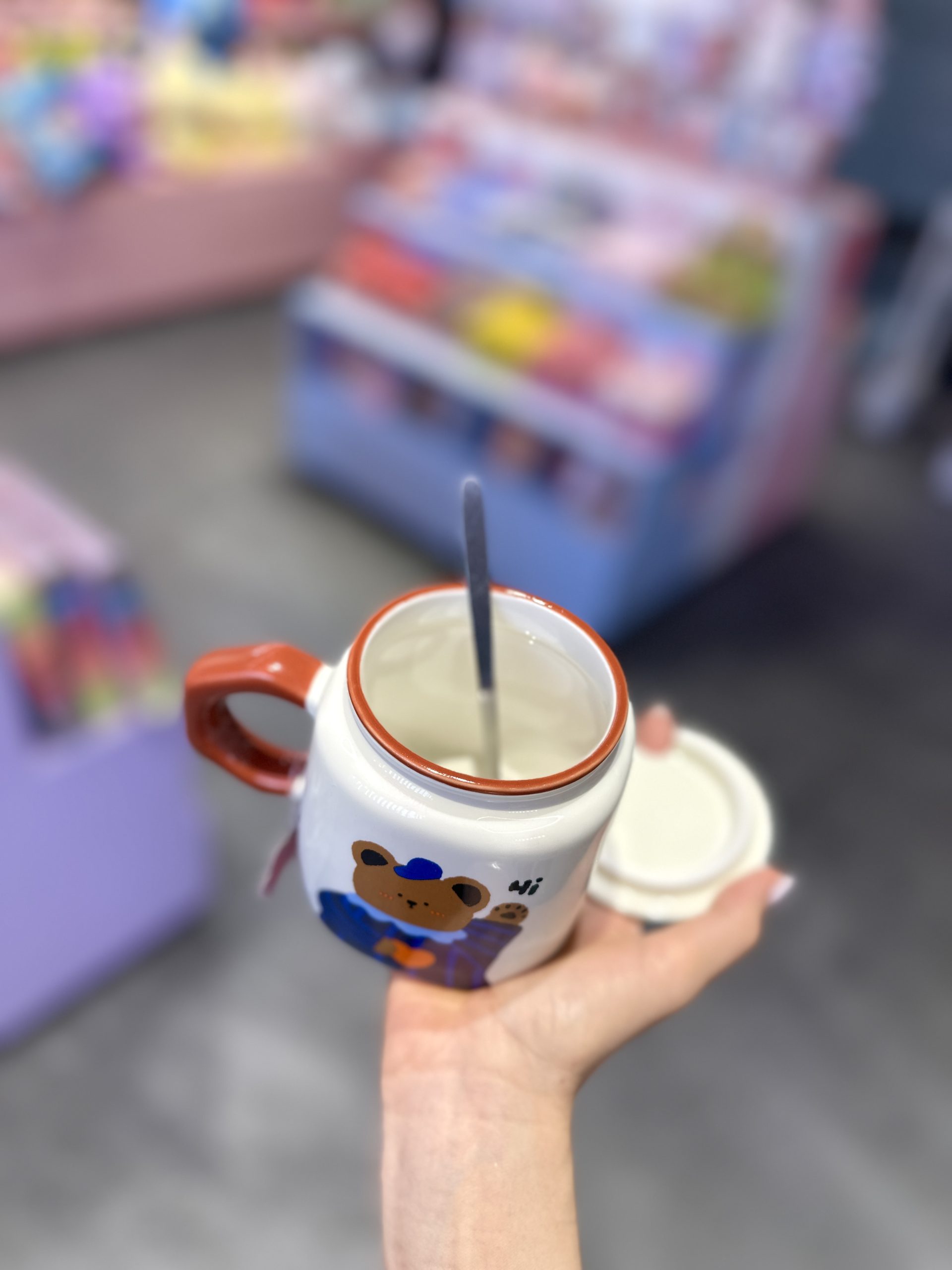 ماگ تدی کیوت آبی