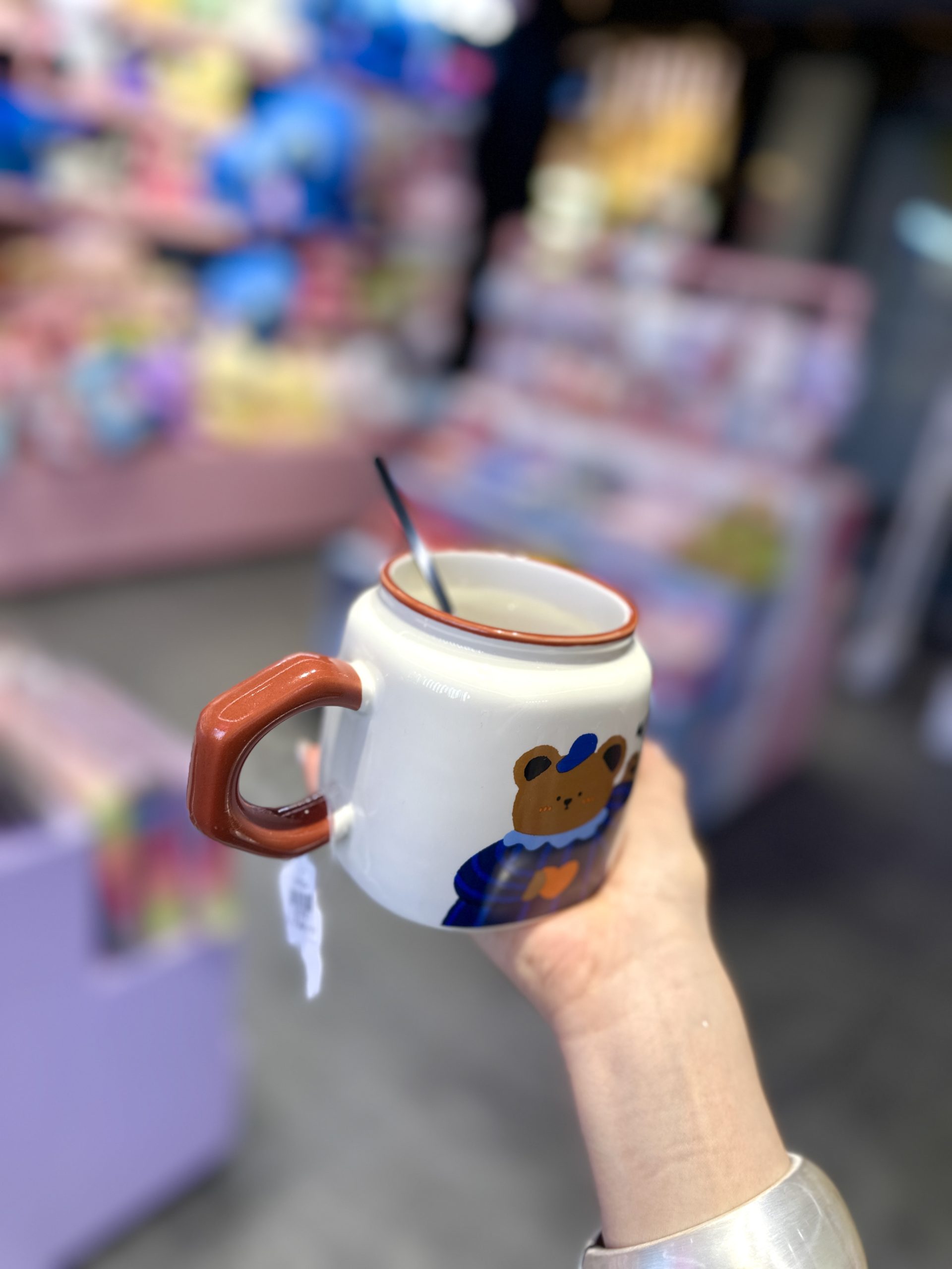 ماگ تدی کیوت آبی