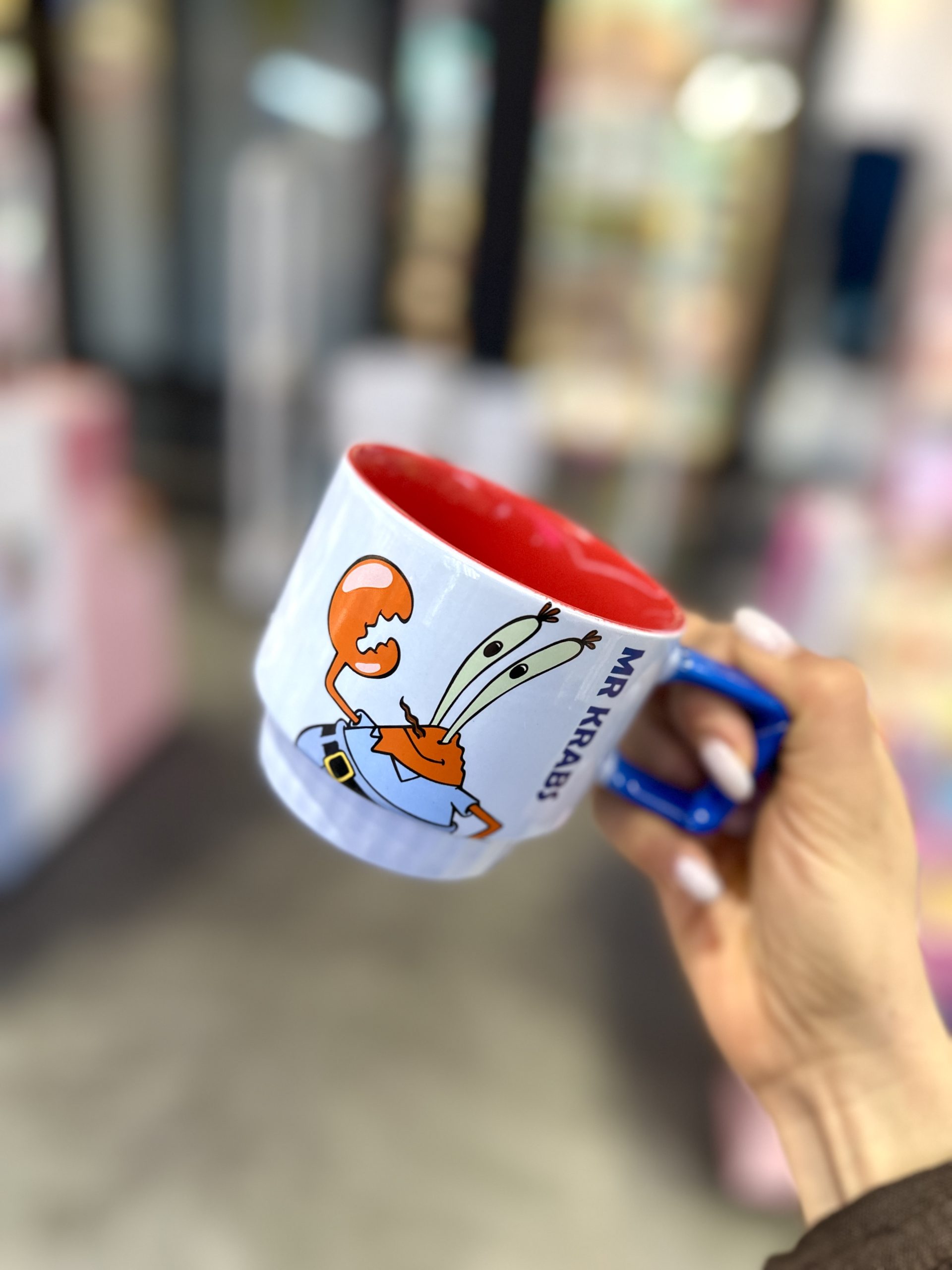 ماگ دسته دار باب اسفنجی پاستلی