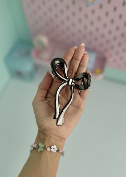 کلیپس پاپیون نقره ای