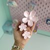 کلیپس سه عددی صورتی پاستلی