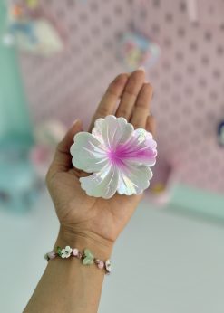 کلیپس شکوفه کیوت سفید