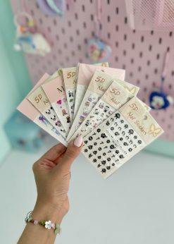 استیکر ناخون کارتونی رنگی رنگی