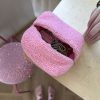 کیف پینترستی پشمی صورتی