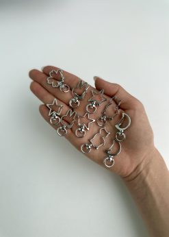 سر زیپ طرحدار کیوت نقره ای
