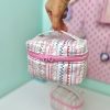کیف پینترستی صندوقچه ای طرحدار