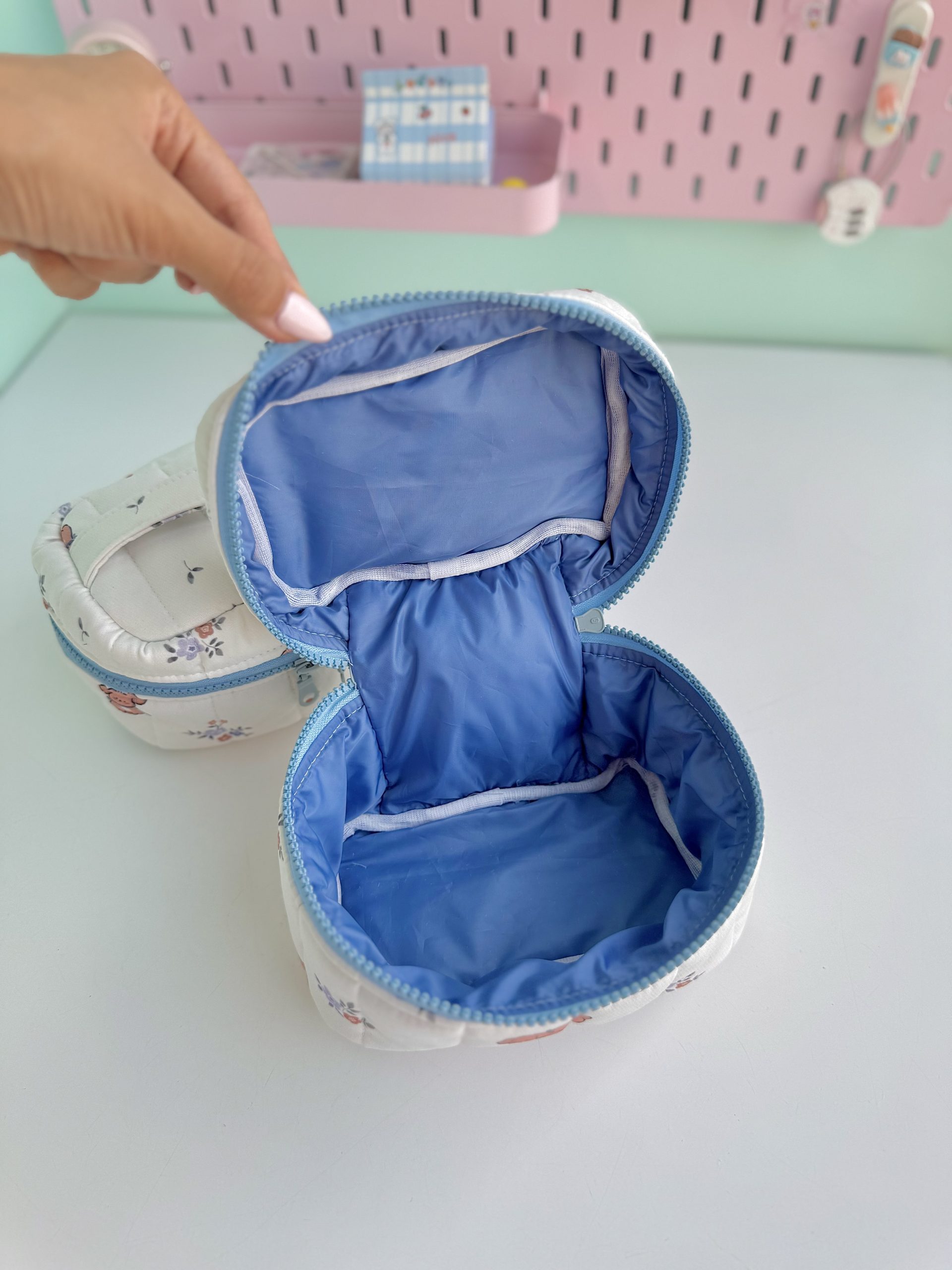 کیف پینترستی صندوقچه ای پاپی سفید