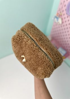 کیف پینترستی پشمی قهوه ای روشن