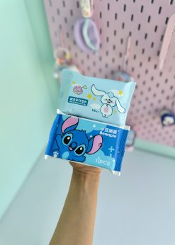 دستمال مرطوب کارتونی کیوت پاستلی