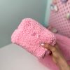 کیف پینترستی پشمی صورتی