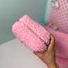 کیف پینترستی پشمی صورتی