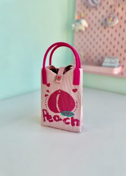 کیف بندی هلو کیوت صورتی