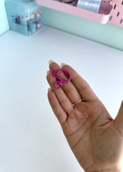 قفل فانتزی توت فرنگی و شیشه شیر رنگی