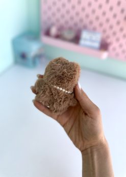 عروسک چارم بگ پولیشی پاپی قهوه ای