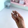 قفل فانتزی طرحدار نقره ای