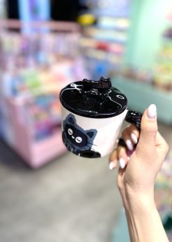 ماگ در عروسکی گربه مشکی