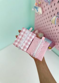 کیف پینترستی کوچک طرحدار صورتی