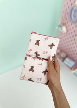 کیف پینترستی کوچک تدی صورتی