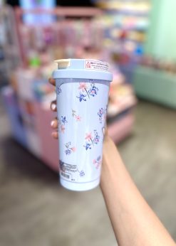 تراول ماگ گلدار آبی پاستلی