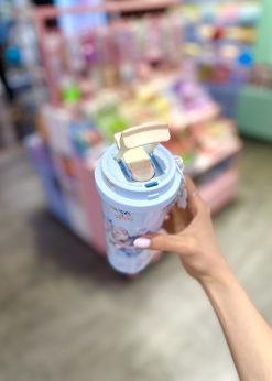تراول ماگ گلدار آبی پاستلی