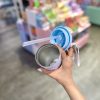 تراول ماگ گلدار آبی پاستلی
