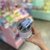 تراول ماگ شطرنجی آبی پاستلی