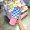 تراول ماگ چهارخونه آبی