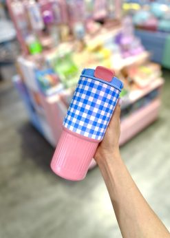 تراول ماگ چهارخونه آبی