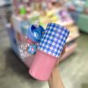 تراول ماگ چهارخونه آبی